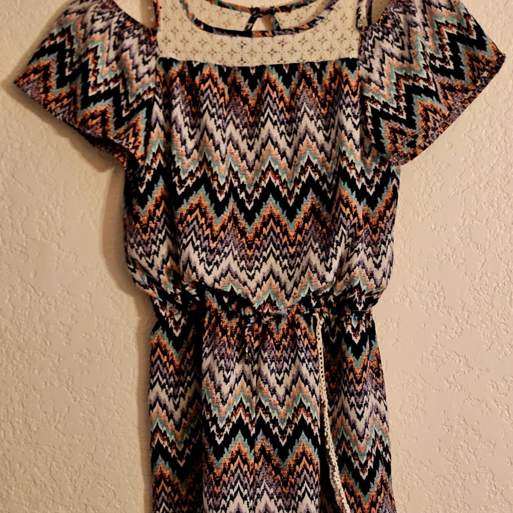 Chevron Patterned KIDS Romper